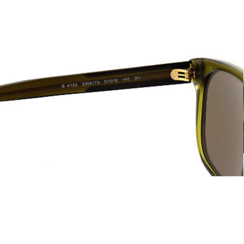 NWOT [Burberry] Men’s Olive Green Sunglasses B4123 3356/73 with Case - Picture 6 of 13